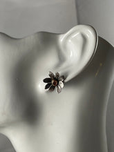 Load image into Gallery viewer, Sterling Silver Wildflowers with Brass Centers - Earrings
