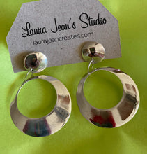 Load image into Gallery viewer, Beautiful Bold Classic Sterling Silver Stud Earrings
