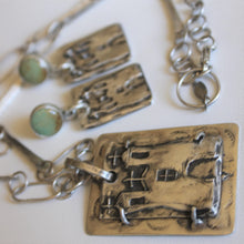 Load image into Gallery viewer, St. Francis of Assisi Church, Fine Silver Pendant Necklace with Handcrafted Chain
