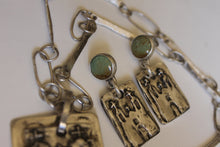 Load image into Gallery viewer, St. Francis of Assisi Mission Turquoise Pendant Earrings
